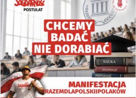 Manifestacja NSZZ Solidarność
