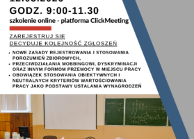 Szkolenie „Zmiany w Kodeksie Pracy”