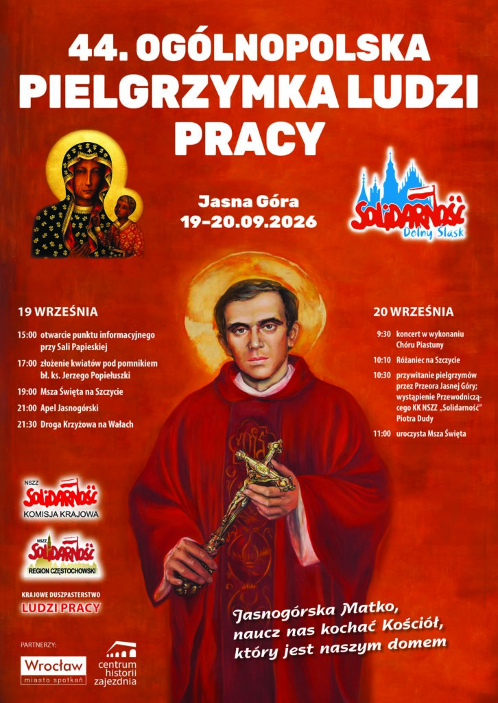 Plakat 44 Pielgrzymka Ludzi Pracy